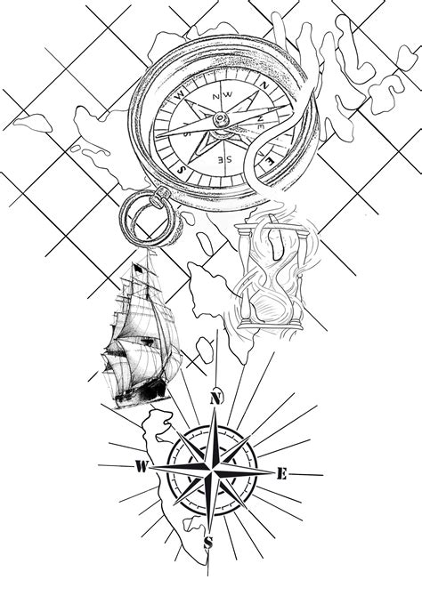 pin by sakaris zachariassen on tattoo map tattoos compass tattoo design compass and map tattoo