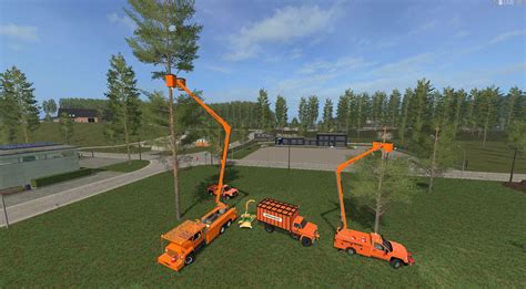 Kst Asplundh Tree Trucks Pack V247 Fs17 Farming Simulator 17 Mod