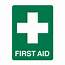 COS First Aid Sign 350W X 180H