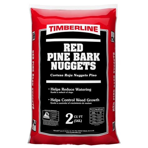 Cedar mulch cedar mulch is naturally resistant to insects, rot, and decay. Timberline 2-cu ft All-Natural Pine Bark Nuggets at Lowes.com