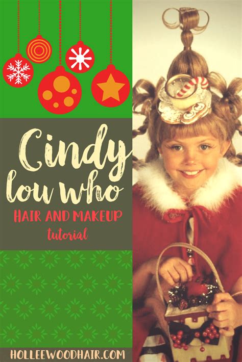 Cindy Lou Who Hair Tutorial
