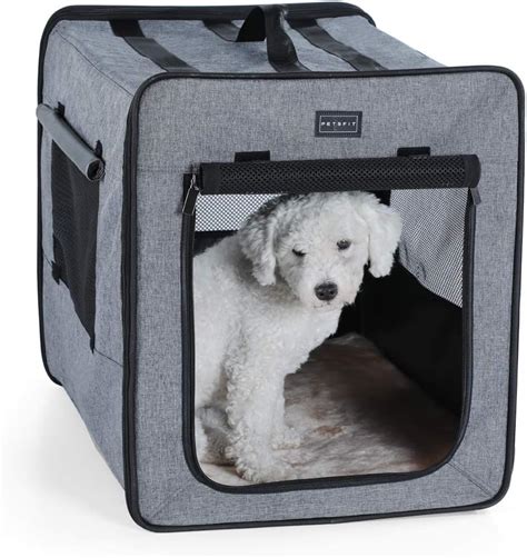 Petsfit Lightweight Foldable Soft Dog Crate Portable Strong Fabric