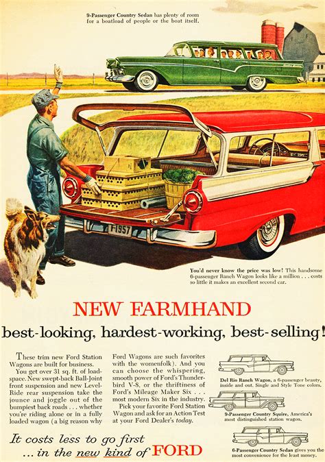 1957 Ford Wagon Ad Classic Cars Today Online