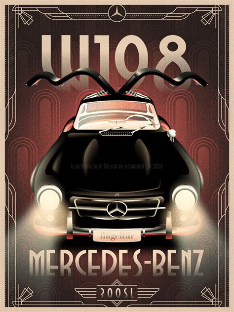 Mercedes W198 In Art Deco By Dongkyu Lim On Dribbble