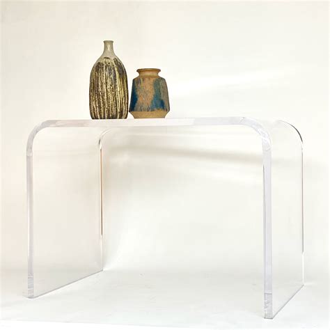 Lucite Waterfall Side Table At City Issue Atlanta