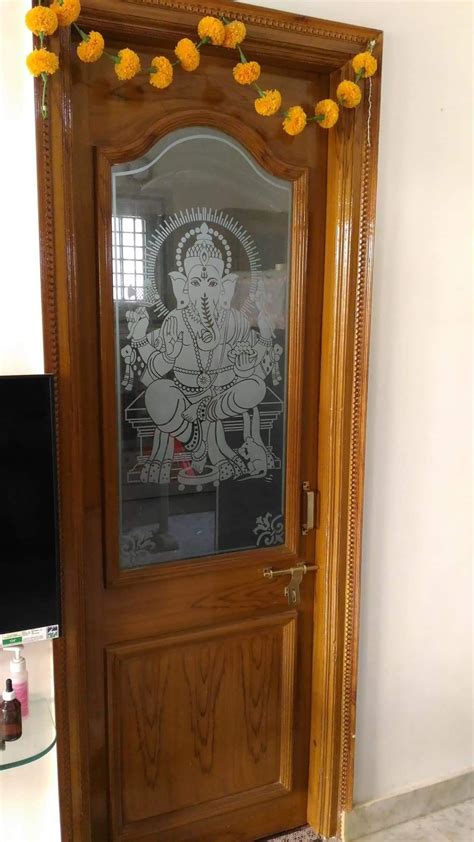 Puja Door Disien Window Glass Design Room Door Design Door Glass Design