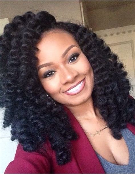 There are solutions for hairstyles of different length and volume, you can also choose the most suitable scythe for office, a casual walk or a solemn event. Crochet Braids Hairstyle Ideas for Black Women 2016 | 2019 ...
