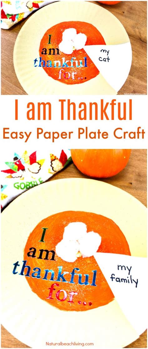 Best Easy To Make I Am Thankful Craft For Kids Natural Beach Living