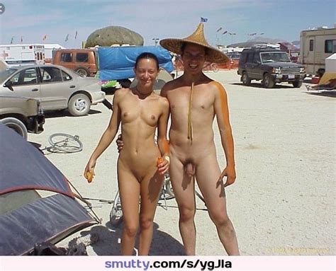 Nude Couple Enjoys Burning Man Nudeshots