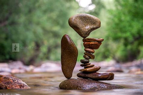 Gravity Glue Stone Stacking Art By Michael Grab Daily Design