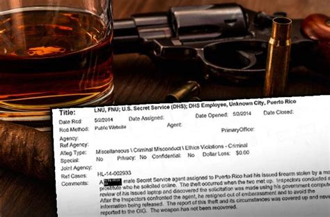 Stolen Guns Male Prostitutes Booze Binges And More New Secret Service