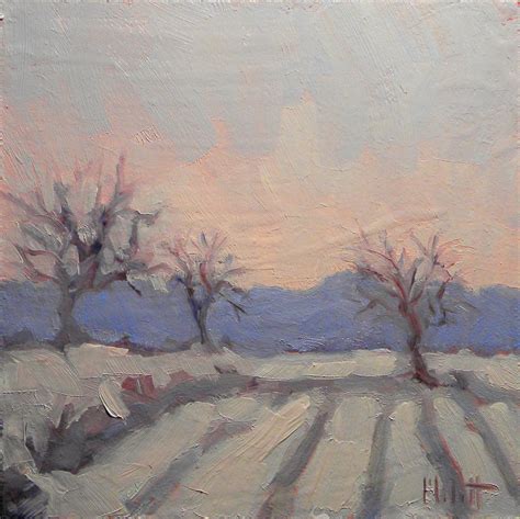 Heidi Malott Original Paintings Winter Landscape Snow