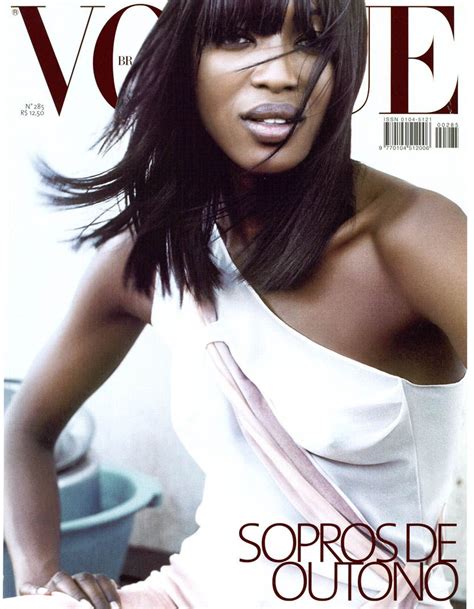 Supermodel Shrine Naomi Campbell Vogue Covers Vogue Brazil