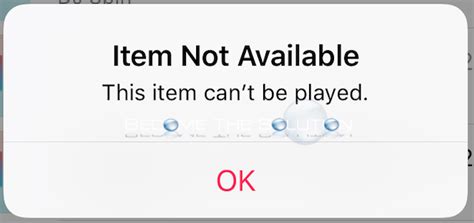 Fix Item Not Available This Item Cannot Be Played Iphone