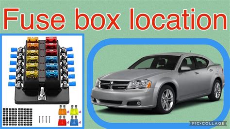 The Fuse Box Location On A 2008 2014 Dodge Avenger Youtube