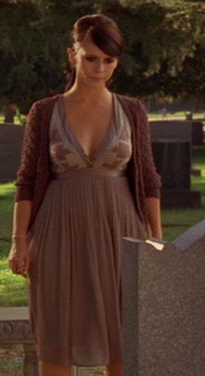 MelindaGordon GhostWhisperer Season 2 Episode 5 Grey Mauve Dress