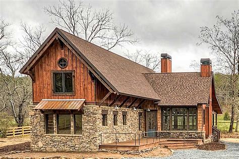 Plan 18837ck Master Down Rustic Mountain Getaway Mountain House