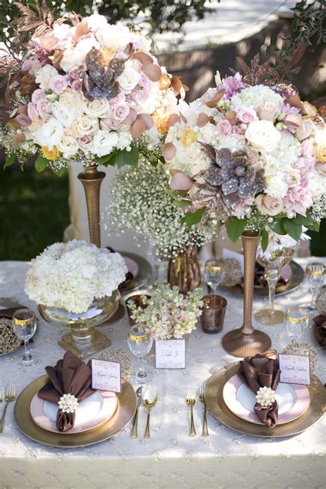 But that's not all you have to consider: Elegant-Chic-Copper-Fall-Wedding-Tablescape - Elizabeth Anne Designs: The Wedding Blog