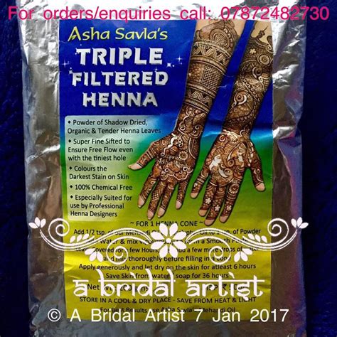 Pure Natural Bridal Henna Powder Rajasthani Triple Filtered Mehndi