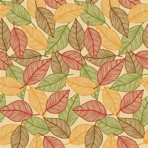 Seamless Fall Leaves Print By Doncabanza On Deviantart Fall Leaves