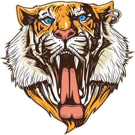 Download Tiger Png Logo รูป วาด เสือ คำราม Full Size Png Image Pngkit