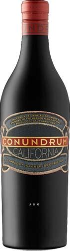 Buy Conundrum Red Blend California Online Lukes Liquors