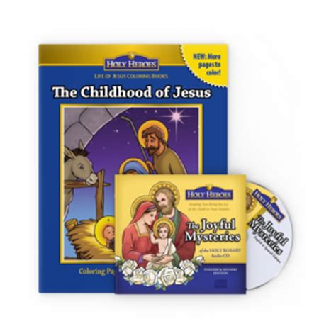 Joyful Mysteries Cd And Childhood Of Jesus Coloring Book Cedar House
