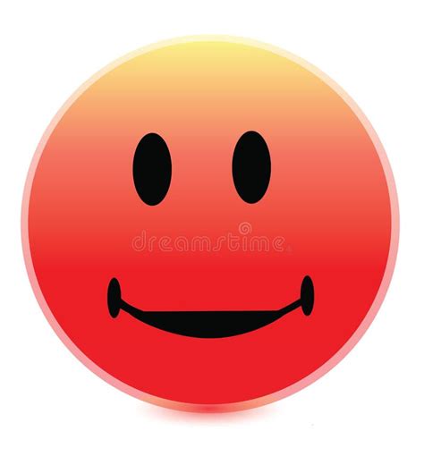 Red Smiley Face Png