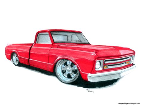 Attention outside of drawing the figure and onto the important thing to keep in mind while drawing th. Lifted Chevy Truck Drawings | Wallpapers Gallery