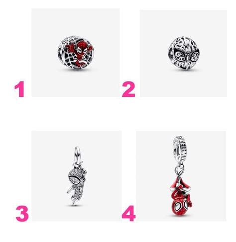 B2 G1 Free S925 Stamped Sterling Silver Marvel Spider Man Charms Fit