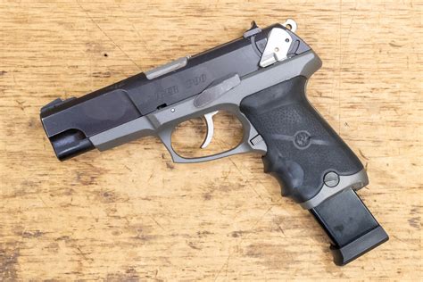 Ruger P90 45 Acp Used Pistol With Aftermarket Extended Magazine