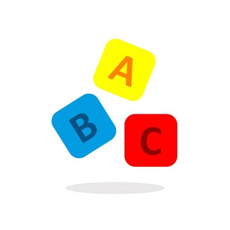 Abc Icon On A Rectangular Box Arranged In Vector Box Icons A Icons