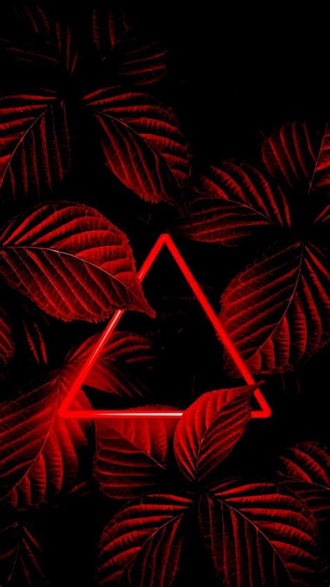 Neon Red Foliage 1440x2565 Wallpaper Nature Iphone Wallpaper