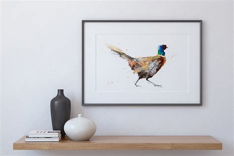 Pheasant Painting Pheasant Art Hand Signed Limited Edition Pheasant