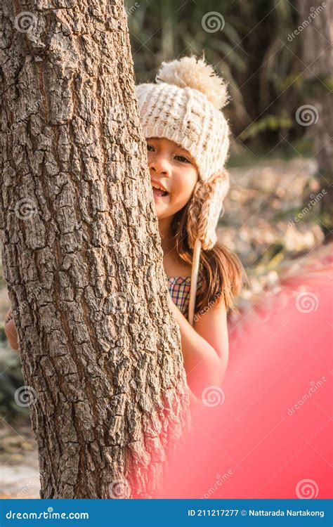 Playfully Mischievous Smile Stock Image Image Of Playfully Outdoors