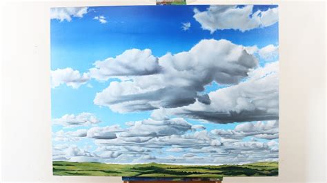 How To Paint Clouds With Oils Youtube