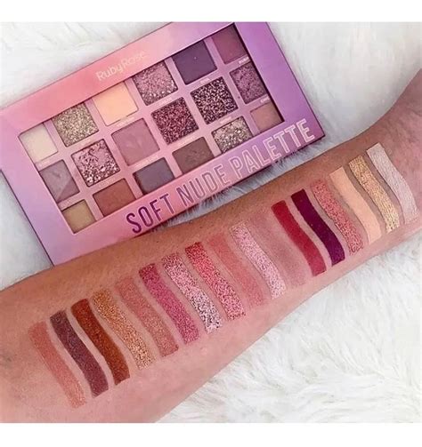 Paleta De Sombra Soft Nude Ruby Rose Hb 1045 Mercado Livre