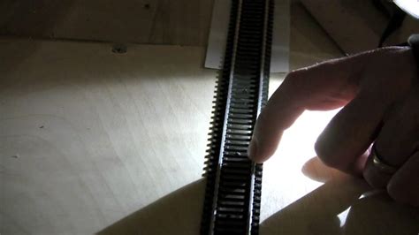 Removing Model Railway Track Pins Youtube