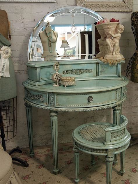 Shop for vintage vanity mirror online at target. blue, mirror, powder, vanity, vintage - image #323248 on ...
