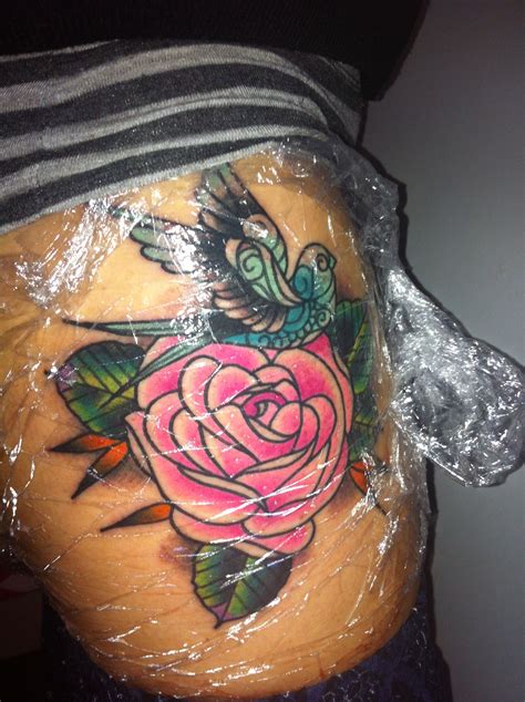 My New Tattoo On My Outer Thigh Outer Thighs New Tattoos