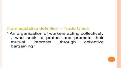 Trade Union Introduction And Types Of Trade Union