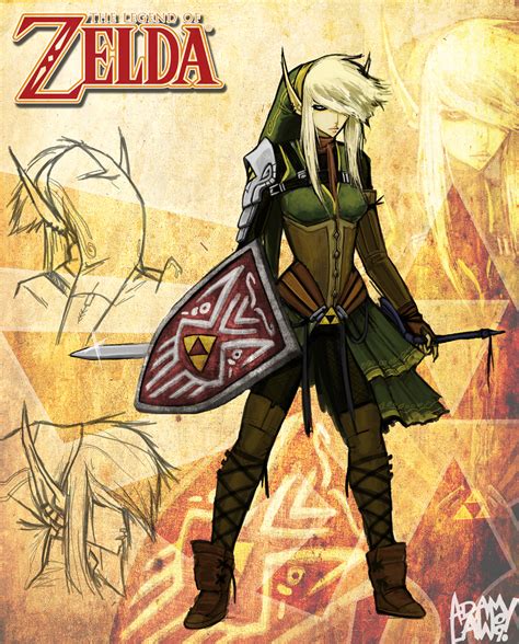 Link The Legend Of Zelda Drawn By Adamlaw Danbooru