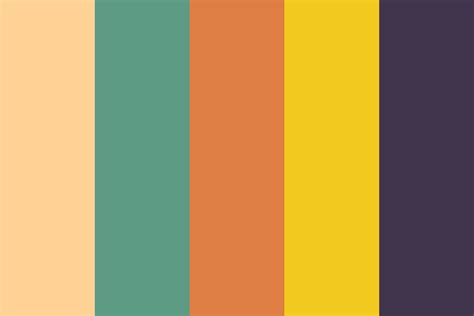 Warm 70s Color Palette