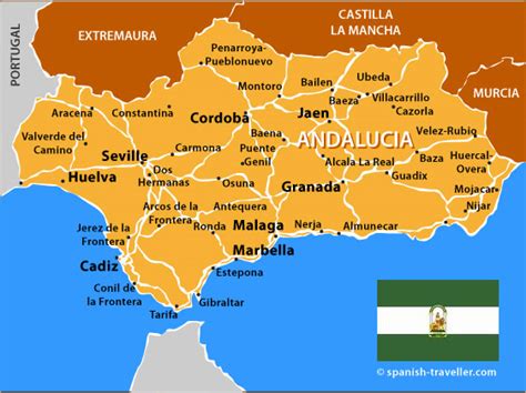 Andalusia Spain Cities Map And Guide
