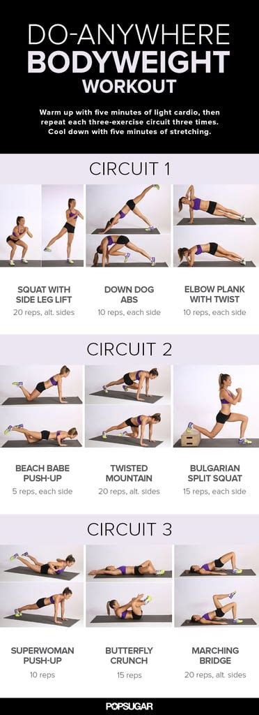 Body Weight Workout For Women Popsugar Fitness Photo 10