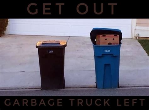 Pin By Humor On Funny Pictures Garbage Truck Funny Pictures Trash Can