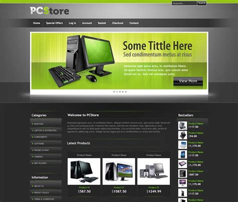The online store html templates which are suitable for all type. 70+ Best Free HTML Ecommerce Website Templates 2017 - Bolela