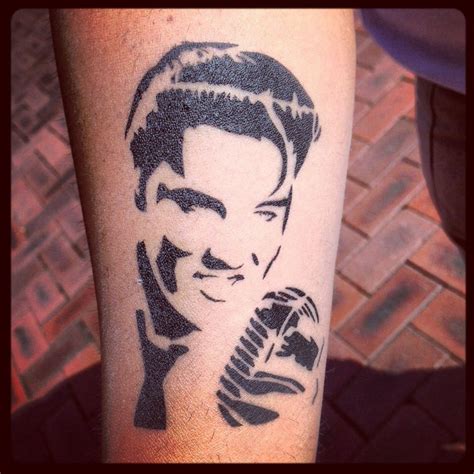 Elvis Spray On Tattoo Elvis Tattoo Rockabilly Tattoos Tattoos