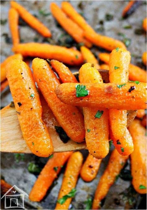 Oven Roasted Ranch Seasoned Baby Carrots Delicious