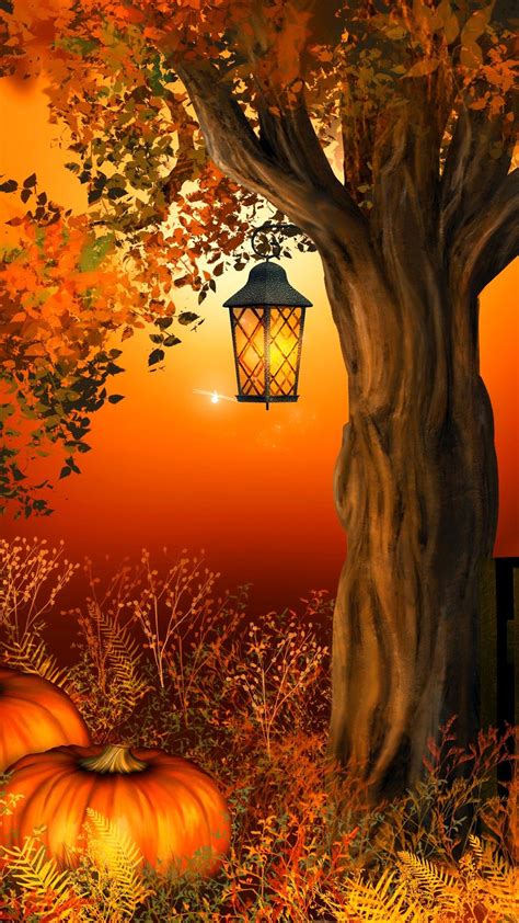 Fall Canvas Painting Autumn Painting Autumn Art Halloween Pictures